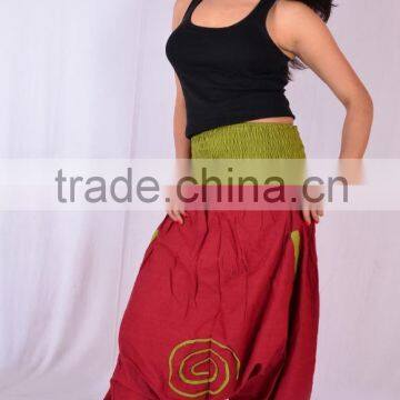 Meditation Clothing Pants Baggy rave pants two-tone pants Aladdin Pants Maxi Pants Genie Pant Jumpsuit Trouser