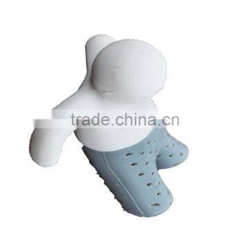 China Supplier wholesale tea strainers eco-friendly silicone tea strainer Mr. tea steeper                        
                                                                                Supplier's Choice