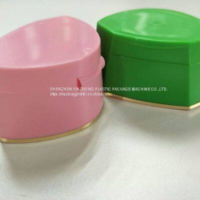 Manual Thermal Stamp Printer Round Oval Irregular Plastic Metal Vodka Spirit Cap Hot Stamping Machine for Cosmetics photo-4