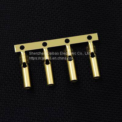 2.3 Waterproof Connector Female Round Tube Wire Terminals Copper Cable Crimping Lug for Power photo-2