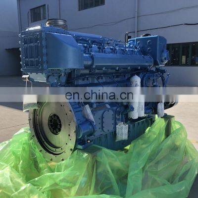 Water Cooled 330KW Weichai 6M26 6M26C450-18 450HP Marine Diesel Engine