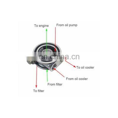 Durable Improved Auto Parts Oil Cooling Oil Filter Thermostat Adapter Connector Car Car Oil Cake photo-2