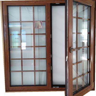 tempered glass Aluminium Casement Window