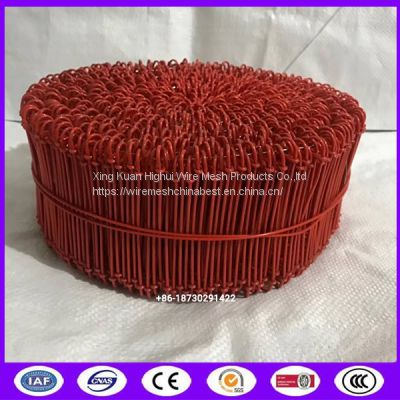 Red Green 16 Gague 5000Pcs 2mm PVC Coated Tie Wire from China