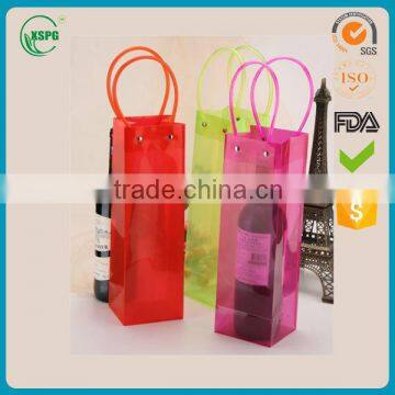 Custom fancy wholesale promotional pvc ice wine bag