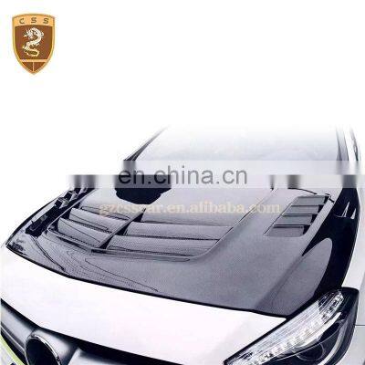 Top Quality Carbon Fiber Material Var Style Engine Bonnet Hood Cover For Mercedes Bens A Class W176 photo-4
