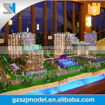 3d Building Model With Led Light/miniature Architecture Model/commercial Scale Model Maker photo-5