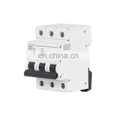 Superior Performance Safe Material Good Quality Matis MM50H-3P 380V 50/60hz Mcb Leakage Circuit Breakers Machine
