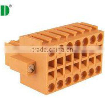 termin Block Female Sockets 3.50mm Screwless Plug In Terminal Block 2*2P-22*2P For Electric Lighting