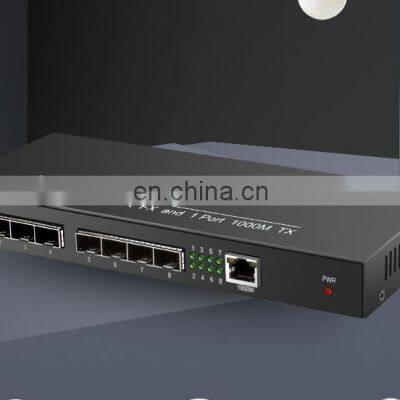 Gigabit SFP Media Converter With 1000M 8 SFP Fiber Port 1 RJ45 Ethernet Port photo-2