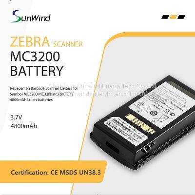 3.7V 4800mAh pda Battery for Symbol MC3200 MC32N mc32n0Li mc3300 3.7v/ma ion Battery