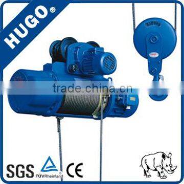 Moveable CD1 Electric Operated Wire Rope Hoist with Trolley