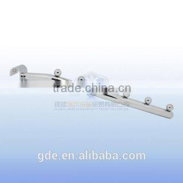 Metal display hook for oval tube