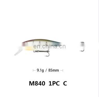 Handmade 8.5cm 9.1g Artificial Bait Fishing Lure Freshwater Saltwater Hard Plastic Fishing Lure Floating Minnow Fish Lure photo-3