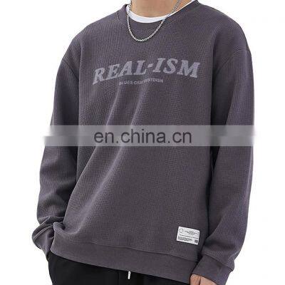 custom fashion custom logo print plus size plain heavyweight hoodie sweatshirts for men