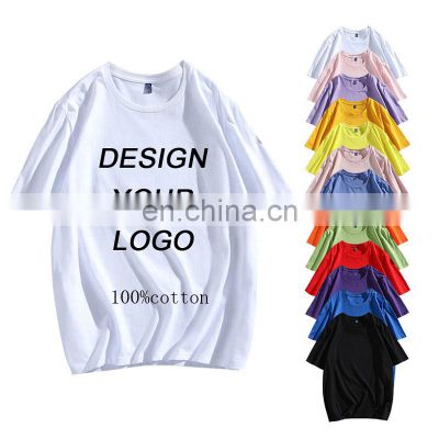 Clothing wholesale custom spring / summer new round neck T-shirt large size men's sportswear short-sleeved loose t-shirt