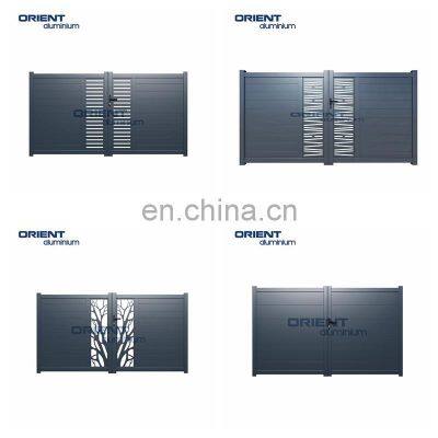 Powder Painted Sliding Patio Aluminium Gate for Villa House