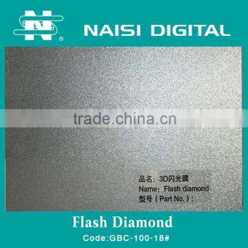 Flash diamond film