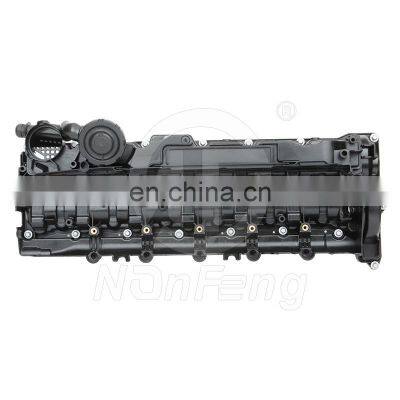 Plastic Black Engine Cylinder Head Top Cable Car Valve Cover For BMW 11128510234 photo-2