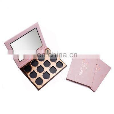 Wholesale Book Shaped Eyeshadow Paper Palette Makeup For Girls Vegan Container Cardboard Packaging Custom Printed