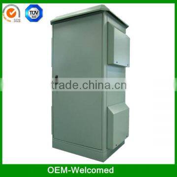 SKW-004 Electric Steel Cabinet/outdoor Battery Rack/sheet Metal Indoor Storage Box With 3 Locking Doors photo-2