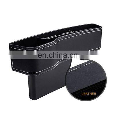 Amazon hot sale Recommendation Car Gap Debris Storage Box Car Leather Storage Box Mobile Phone Storage Box