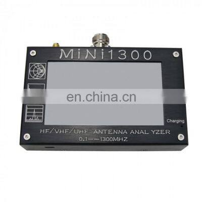 0.1-1300MHz Mini1300 HF/VHF/UHF Antenna Analyzer with 4.3\