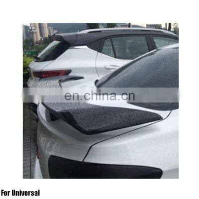 ABS Primer Painted Back Rear Spoiler Lip Wing For universal car Rear Spoiler with light