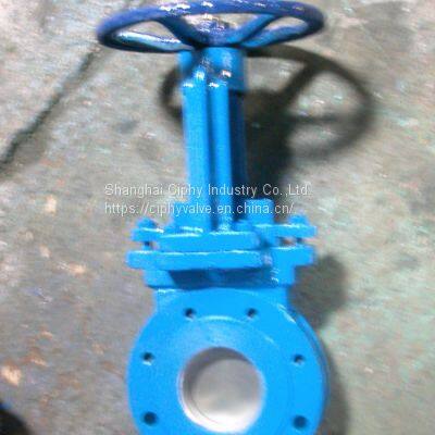 Cast Steel Rising Stem Knife Gate Valve ANSI Class150 photo-4