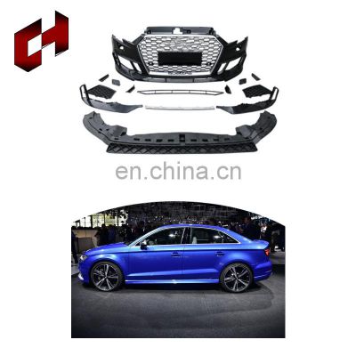 CH Good Price Car Upgrade Accessories Grilles Trunk Wing Headlamps Tuning Body Kit For Audi A3 2017-2020 To Rs3