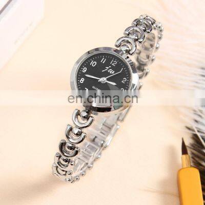 JW 6321 Fashionable Chain Stainless Steel Quartz Analog 2020 Bracelet Watch For Women