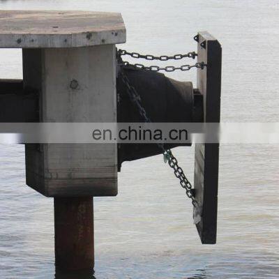 marine dock shield solid cone type rubber fender for quay