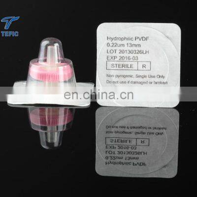 organic nylon syringe filters for 0.45um 0.22um Disposable Sterile Syringe Filters for Lab HPLC