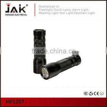 high power aluminium led flashlight 9 led