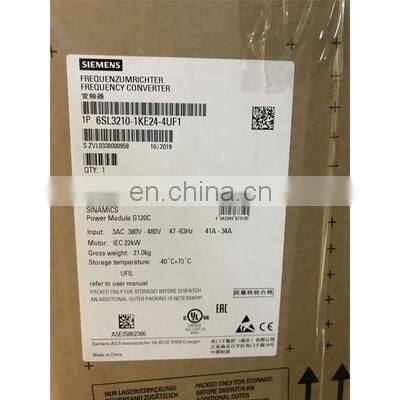 1PC NEW SIEMENS 6SL3210-1KE24-4UF1 SINAMICS G120C RATED POWER 22KW