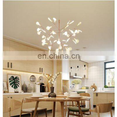 Chandelier Stylish Tree Branch Chandelier Sputnik Firefly Adjustable Indoor Hanging LED Ceiling Light photo-5