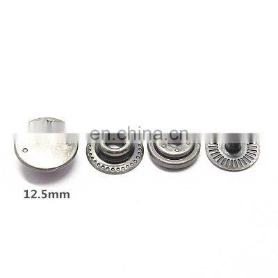 12.5mm Custom Brass Logo Factory Button photo-2