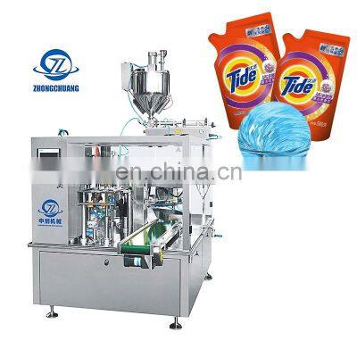 Low Price Wholesale Doypack Machine Tomato Paste Cream Packaging Detergent Liquid Packing Machine