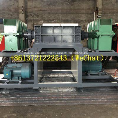 Industrial solid waste shredder garbage wood straw double shaft shredder metal tire multifunctional plastic crusher