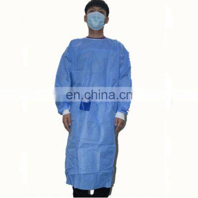 Medical Laboratory Non Sterile Surgical Gown Disposable Isolation Gown CE photo-5