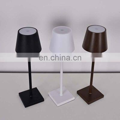 Wholesale Touch Dimming USB Rechargeable LED Table Bedside Lamp for Home Hotel