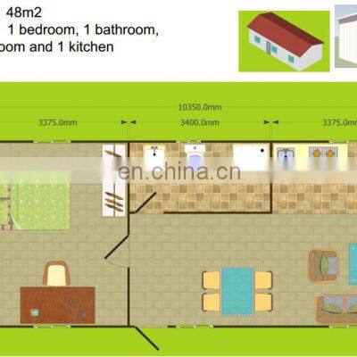 Low Cost and High Quality Container Smart House Construction Design Steel Frame Structural Warehouse for Sale photo-3