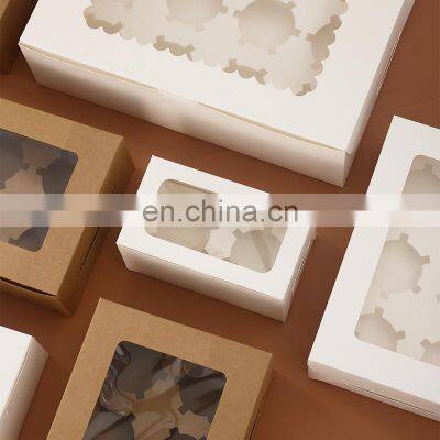 New Arrival Wholesale Price Biodegradable Custom Cardboard Boxes Food Packaging Muffin Cupcake Packaging Paper Box Cake Boxes photo-5