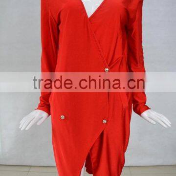 Spring Casual Dress Womans Fashion Dress Long Sleeves Evening Dress photo-5