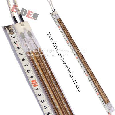 400V 3000W 600mm Twin Tube Infrared Quartz Heating Lamp photo-3