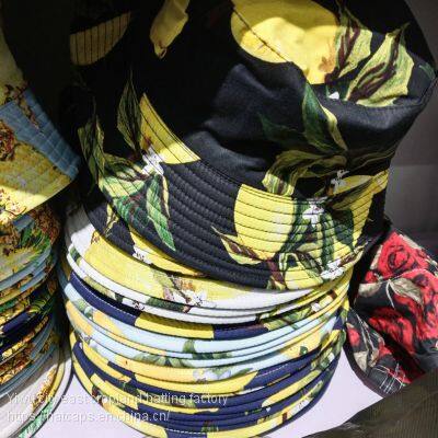 Fisherman Hat Made Custom Printed Logo Embroidery Cotton Double Basin Hat Advertising Hat photo-2