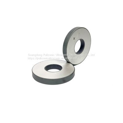 28K/40K Industrial Ultrasonic Sensor Piezo Ceramic Material 38x15x5mm Ring Piezoelectric Components