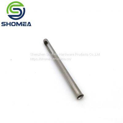 SHOMEA Customized Thin Wall 304/316 One Round Closed End Stainless Steel Swaged Tube With Slotted photo-2