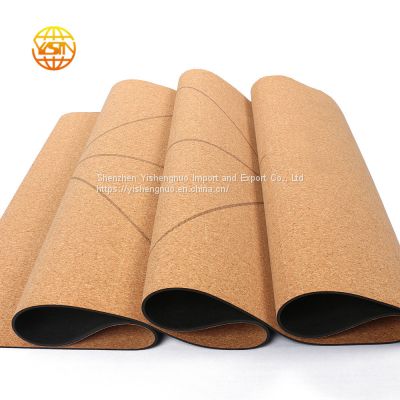 Custom Logo Eco Friendly100% Natural Thick Rubber Yoga Mats Factory supplier