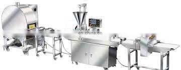 Rice Paper Spring Roll Sheet Pastry Wrapper Forming Baking Cutting Stuff Feeding Folding Wrapping Rolling Making Machine